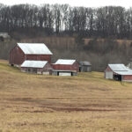 Red Barns in Winter Puzzle